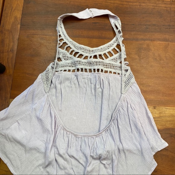 Tobi Nichelle Crochet Top in Lavender - Picture 5 of 8